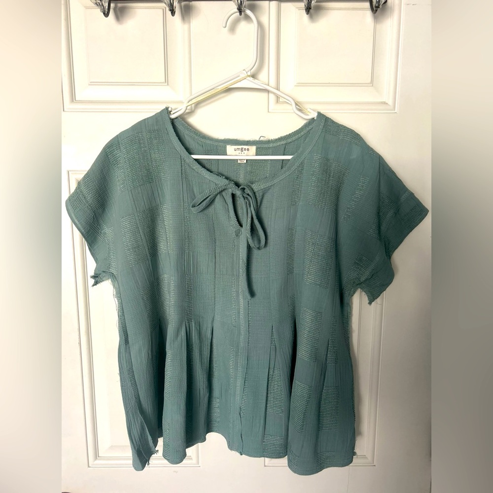 Umgee Raw Hem - Seagram Green (small)